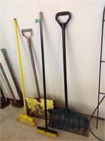 brooms & snow shovels