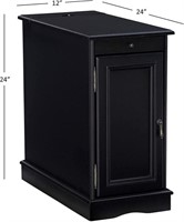 Powell Furniture Butler Accent Table, Black