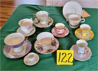 misc. cup and saucer collection