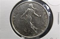 1966 French 5 Francs Silver Coin