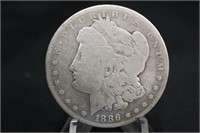 1886-O Morgan Silver Dollar