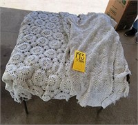 3 crochet  tablecloths