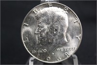 1968-D Uncirculated Kennedy Silver Half Dollar