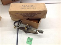 vintage egg scale in box