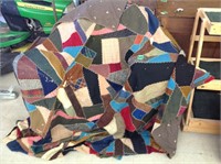 vintage hand tied heavy quilt