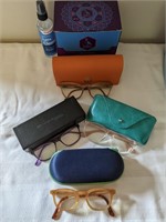 GLASSES AND CASES