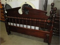 CHERRY QUEEN /FULL BED WITH RAILS
