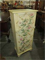 PAINTED 5-DRAWER JEWERLY CHEST