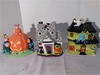 Assorted Halloween Cookie Jars