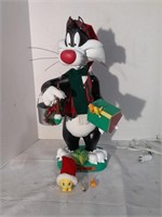 Looney Tunes Sylvester Christmas Figure