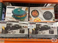 cookware lot of (4 sets) cookware, content on