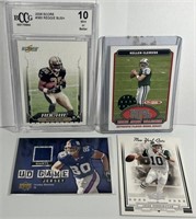 N - LOT OF 4 FOOTBALL TRADING CARDS (D9)
