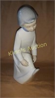 Vtg Rex Valencia Spain Girl in Night Gown statue