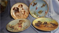 Collection of 4 Franklin Mint Décor Plates