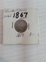 1867 3 CENT PIECE
