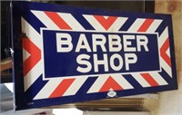 Two Sided Metal Barber Shop Sign