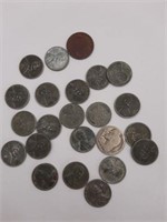 LOT - US ONE CENT COINS