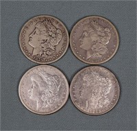(4) S-Mint Morgan Silver Dollars