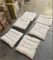 *6 Fluffy Chair Cushion Set - No Covers