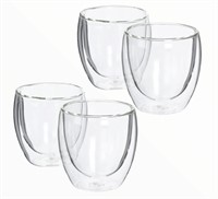 8.5 ounce double wall insulated glass