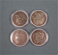 (4) O-Mint Morgan Silver Dollars