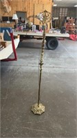 5" Brass & Marble Bridge Lamp