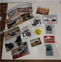B4) assorted car show Dash plaques. Also include