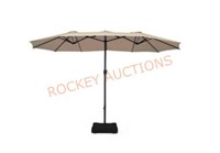Steel Large Patio Double Sided Market Umbrella
