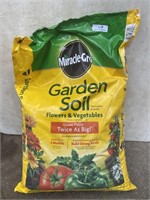 Unopened Bag of Miracle-Gro Garden Soil