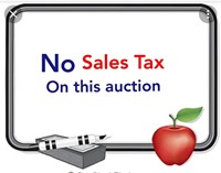 No Sales Tax on this Auction