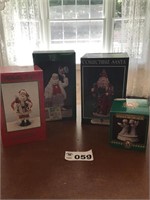 SANTA AND ANGELS FIGURINES