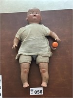 ANTIQUE DOLL WITH MOVABLE EYES