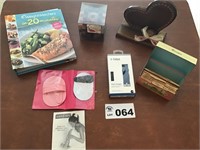 FITBIT BANDS, RECIPE BOX, CANDLE HOLDER,