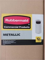 Rubbermaid commercial metal trash can & ash tray