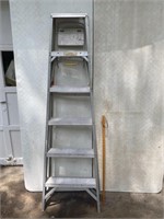 Werner Aluminum 6ft Folding Step Ladder