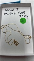 Marked 585 Italy necklace