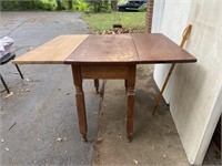 Vintage Drop Leaf Table- Good Farm Table Legs
