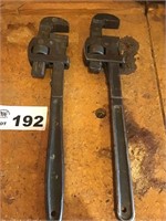 2 PIPE WRENCHES 18 inch