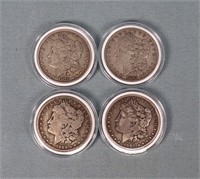 (4) Morgan Silver Dollars