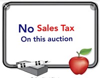 No Sales Tax on this auction