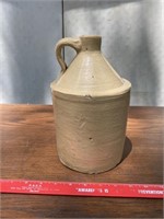 Antique 1 Gallon Stoneware Pottery Jug