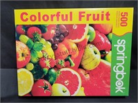 SpringBok, 500pc Colorful Fruit Puzzle