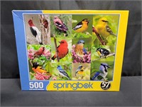SpringBok, 500pc Pretty Birds Scene Puzzle
