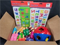 Kids Toys and Learning Box Lot