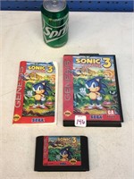Sega Genesis Game: Sonic the Hedgehog 3