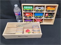 Melissa & Doug Train set and Learning Letters