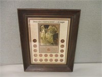FRAMED LINCOLN MEMORIAL COINAGE