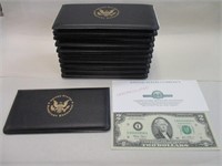 LOT OF 11 2003 UNCIRCULATED $2 NOTES IN HOLDER