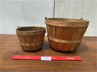 Lot of 2 Vintage Small Produce Baskets- Cute!