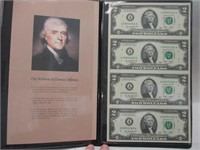 1 SHEET OF 4-2009 $2 FEDERAL RESERVE NOTES